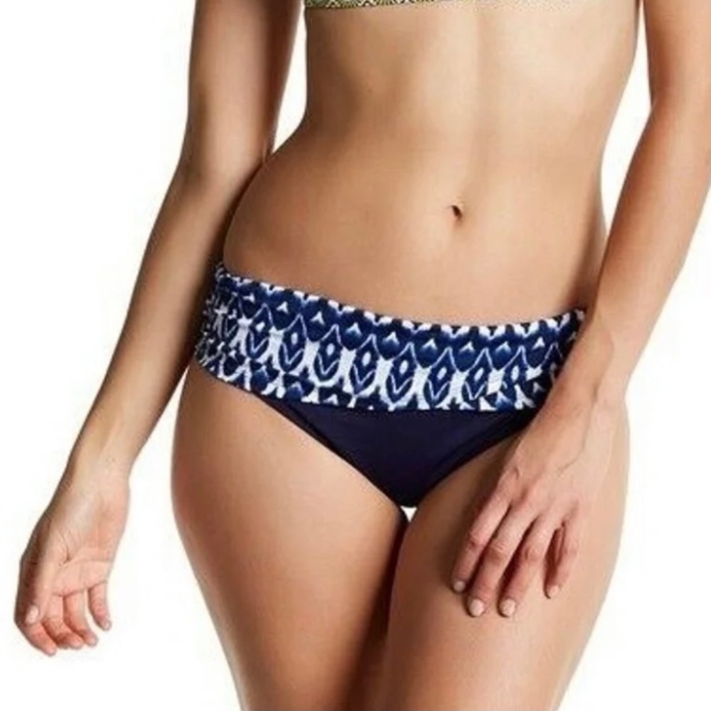 Bleu Rod Beattie Road To Moroccan Fold-Over Sarong Bikini Bottoms - Picture 6 of 10